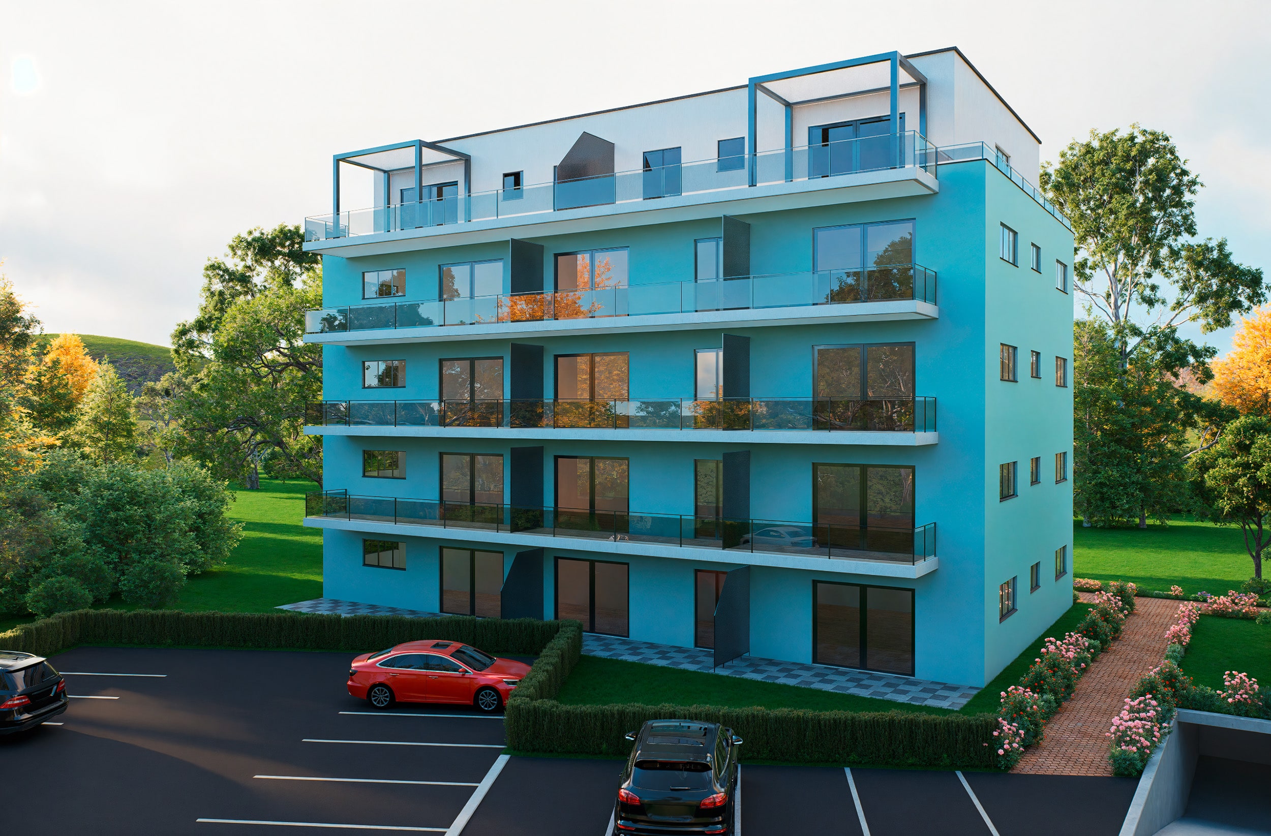 4 appartements de 4.5 pièces