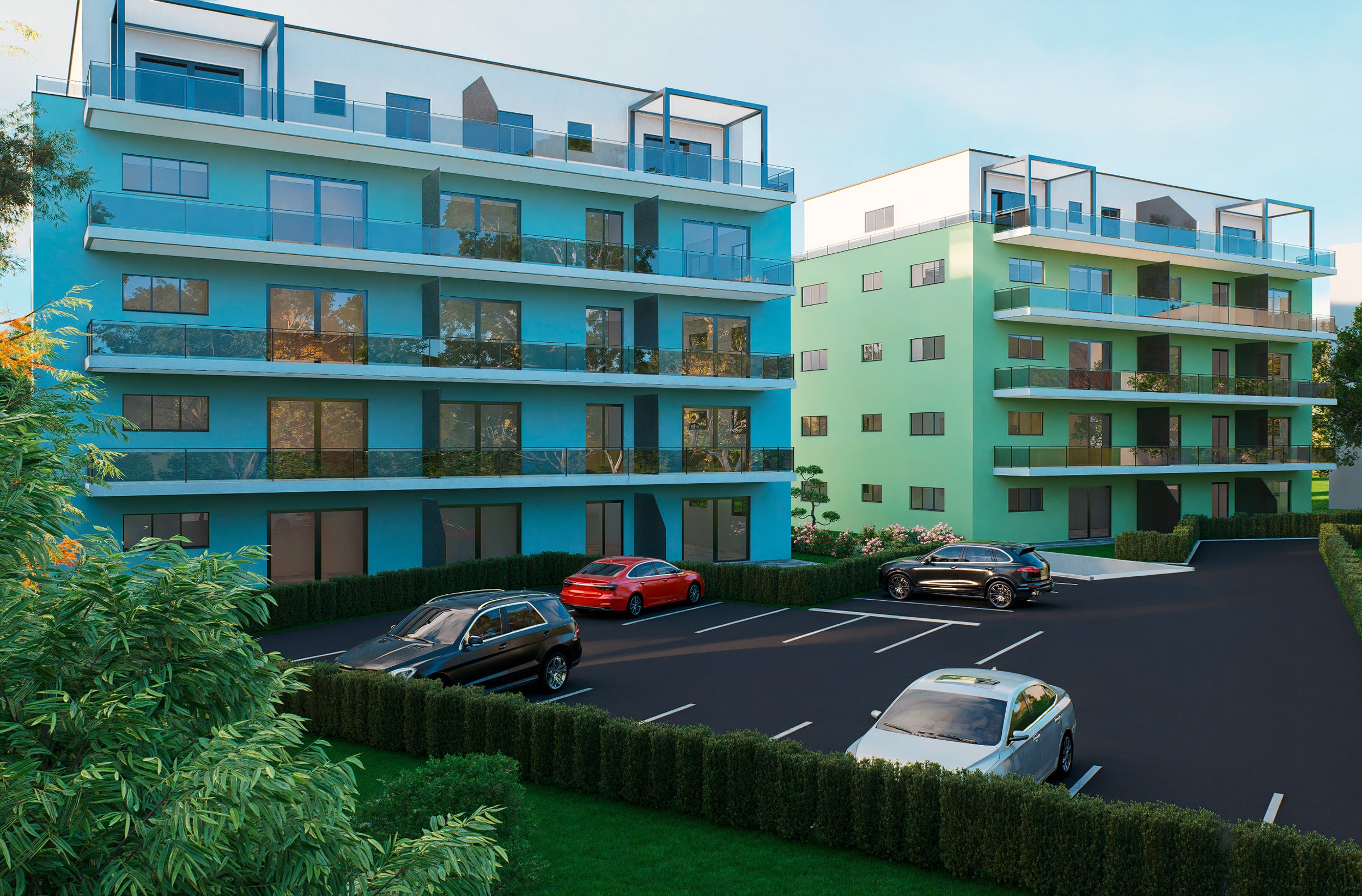 4 appartements de 4.5 pièces